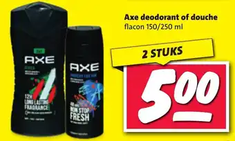Nettorama Axe deodorant of douche aanbieding