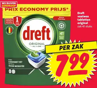 Nettorama Dreft vaatwas tabletten original aanbieding