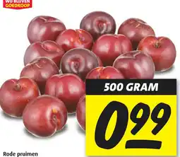 Boni Rode pruimen aanbieding