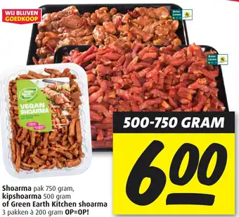 Boni Shoarma, kipshoarma of Green Earth Kitchen shoarma aanbieding