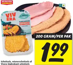 Boni Schnitzels, wienerschnitzels of Vivera kipkrokant schnitzels aanbieding
