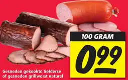 Boni Gesneden gekookte Gelderse of gesneden grillworst naturel aanbieding