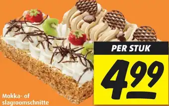 Boni Mokka of slagroomschnitte aanbieding
