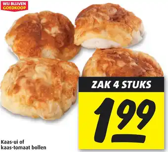 Boni Kaas-ui of kaas-tomaat bollen aanbieding