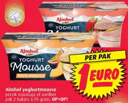 Boni Almhof yoghurtmousse aanbieding