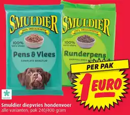 Boni Smuldier diepvries hondenvoer aanbieding