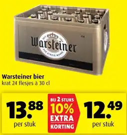 Boni Warsteiner bier aanbieding