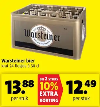 Boni Warsteiner bier aanbieding