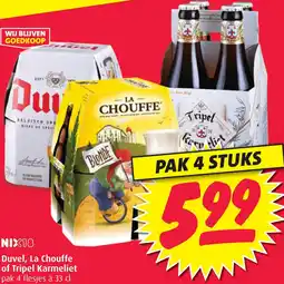 Boni Duvel, La Chouffe of Tripel Karmeliet aanbieding