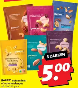 Boni Gwoon notenmixen of notenmelanges aanbieding
