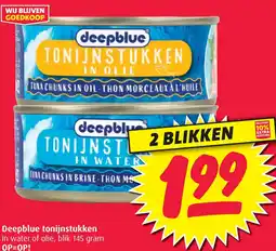 Boni Deepblue tonijnstukken aanbieding