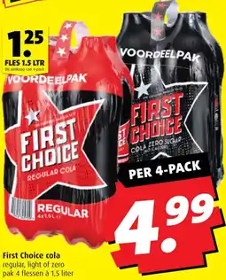 Boni First Choice cola aanbieding