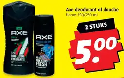 Boni Axe deodorant of douche aanbieding
