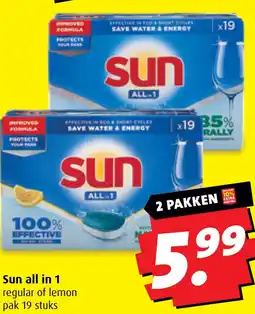 Boni Sun all in 1 aanbieding