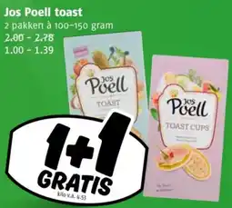 Poiesz Jos Poell toast aanbieding