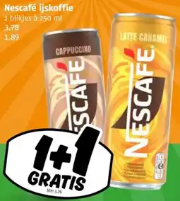 Poiesz Nescafé ijskoffie aanbieding