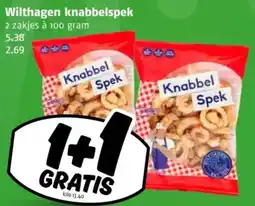 Poiesz Wilthagen knabbelspek aanbieding
