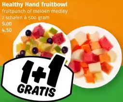 Poiesz Healthy Hand fruitbowl aanbieding