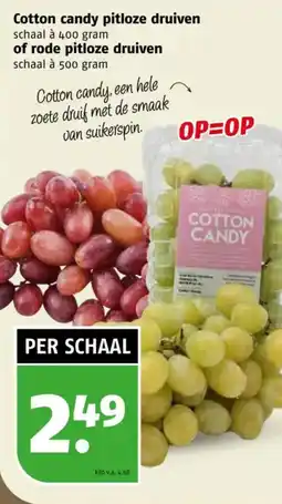 Poiesz Cotton candy pitloze druiven of rode pitloze druiven aanbieding