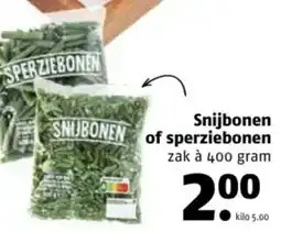 Poiesz Snijbonen of sperziebonen aanbieding