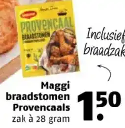 Poiesz Maggi braadstomen Provencaals aanbieding