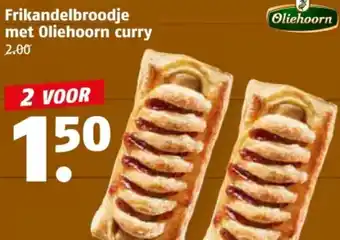 Poiesz Frikandelbroodje met Oliehoorn curry aanbieding