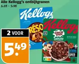 Poiesz Alle Kellogg's ontbijtgranen aanbieding