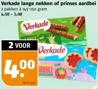 Poiesz Verkade lange nekken of prinses aardbei aanbieding