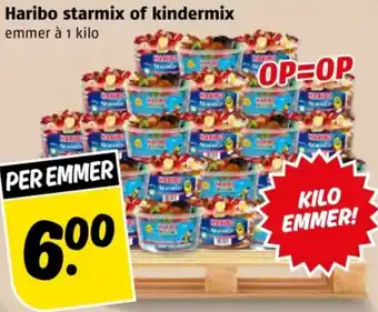 Poiesz Haribo starmix of kindermix aanbieding