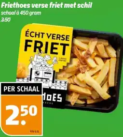 Poiesz Friethoes verse friet met schil aanbieding