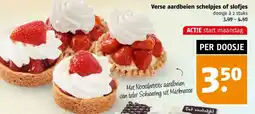 Poiesz Verse aardbeien schelpjes of slofjes aanbieding