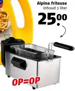 Poiesz Alpina friteuse aanbieding
