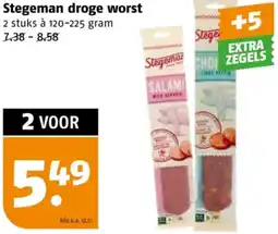 Poiesz Stegeman droge worst aanbieding