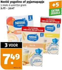 Poiesz Nestlé yogolino of pyjamapapje aanbieding