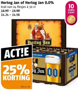Poiesz Hertog Jan of Hertog Jan 0.0% aanbieding