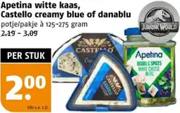 Poiesz Apetina witte kaas, Castello creamy blue of danablu aanbieding