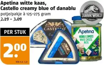 Poiesz Apetina witte kaas, Castello creamy blue of danablu aanbieding