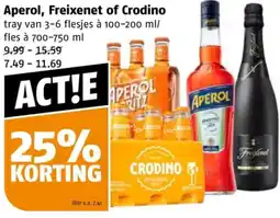 Poiesz Aperol, Freixenet of Crodino aanbieding