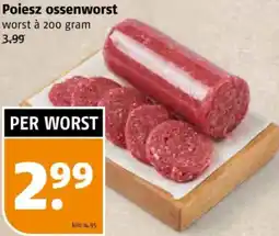 Poiesz Poiesz ossenworst aanbieding