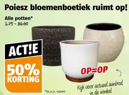 Poiesz Alle potten aanbieding