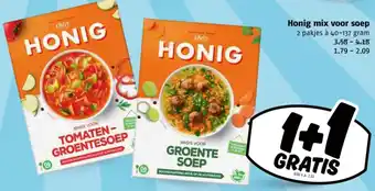 Poiesz Honig mix voor soep aanbieding