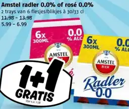 Poiesz Amstel radler 0.0% of rosé 0.0% aanbieding