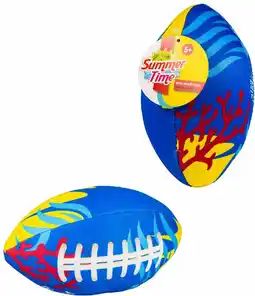 Bol.com Summertime Soft Water Splash Mini Rugbybal Geel/Blauw aanbieding