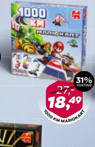 Coop 1000 KM mariokart aanbieding