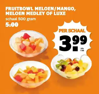 Coop Fruitbowl meloen mango meloen medley of luxe aanbieding