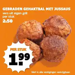 Coop Gebraden gehaktbal met jussaus aanbieding