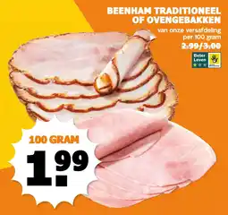 Coop Beenham traditioneel of ovengebakken aanbieding