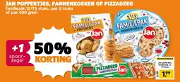 Coop Jan poffertjes pannenkoeken of pizzadeeg aanbieding