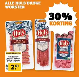 Coop Alle huls droge worsten aanbieding