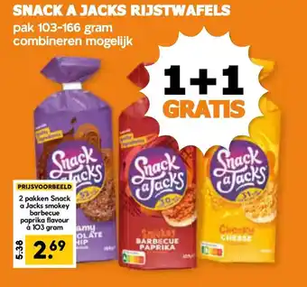 Coop Snack a jacks rijstwafels aanbieding